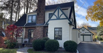 Tudor Style Stucco Exterior in Maplewood, NJ ...