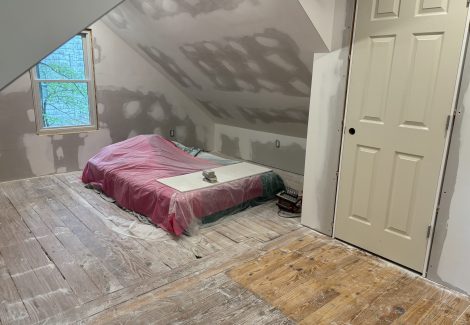 Drywall, Molding, Trim Installation and Painting Project (Before)