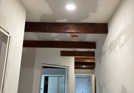 Drywall, Molding, Trim Installation and Painting Project (Before)