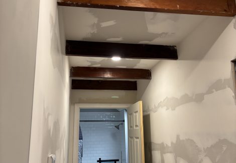 Drywall, Molding, Trim Installation and Painting Project (Before)