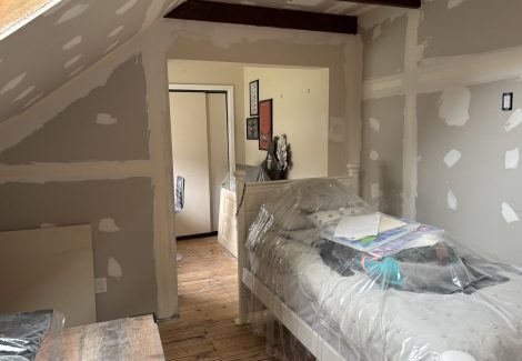 Drywall, Molding, Trim Installation and Painting Project (Before)