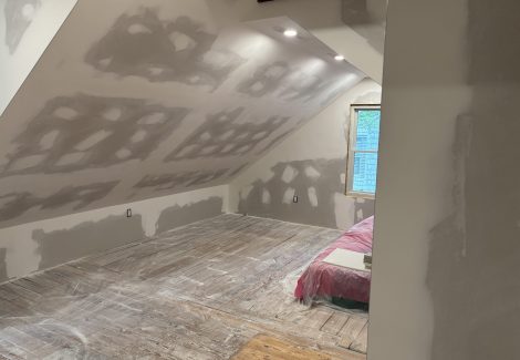 Drywall, Molding, Trim Installation and Painting Project (Before)