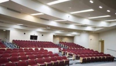 Commercial interior post secondary painting London, ON.