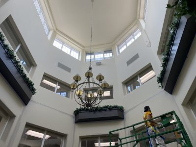 In progress interior painting by Certapro Painters, professional painters local to London, ON.