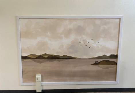 indoor wall painting for retirement community in London, ON.