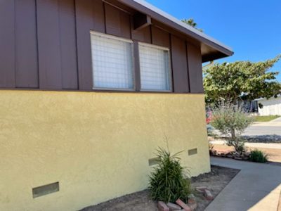 Exterior house painting results in Long Beach.