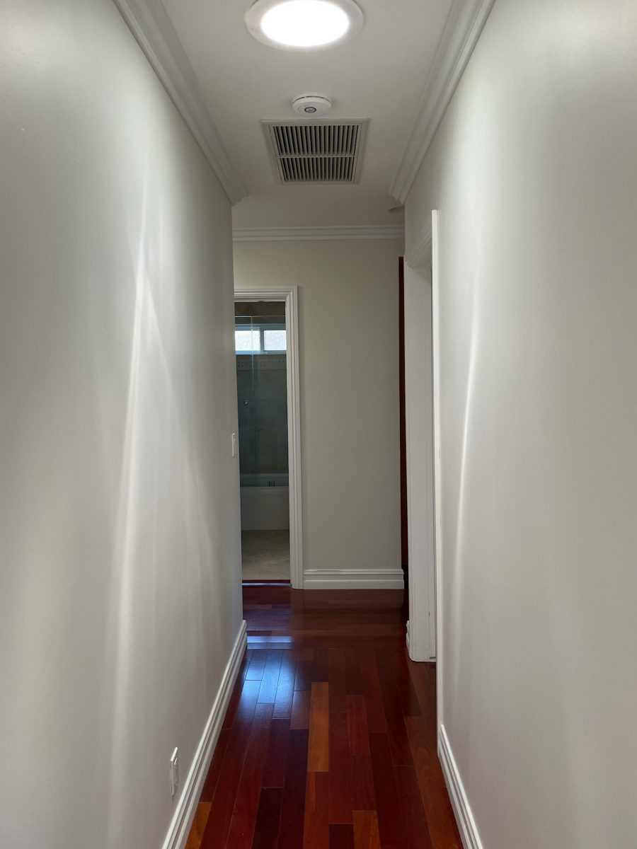 Hallway and ceiling painted the same color. Preview Image 2