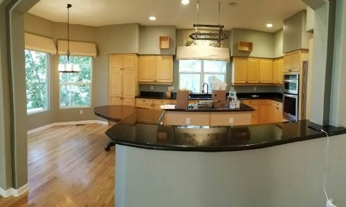 Stained Cabinets