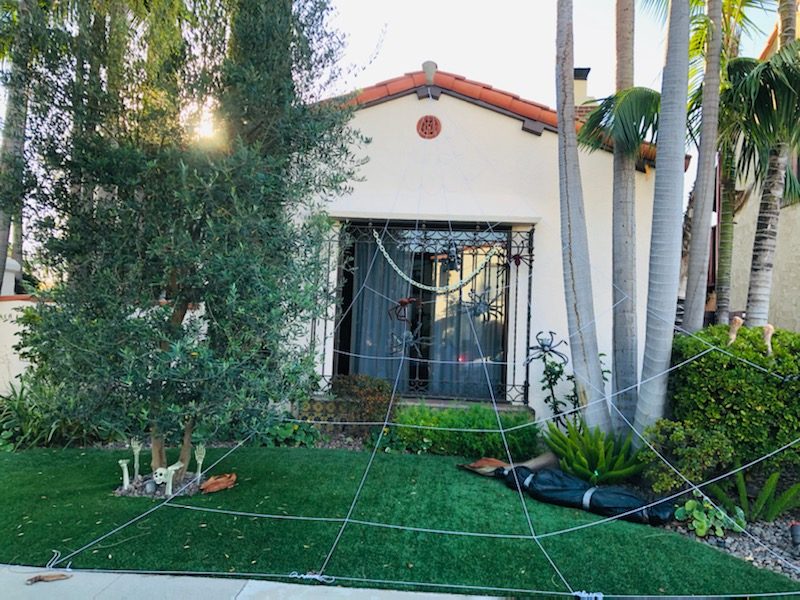 white stucco and red roof tile home after being painted. Preview Image 2