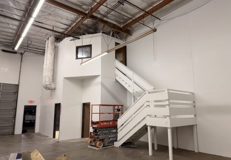 White Warehouse Interior Update