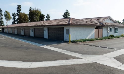 Freshly Painted Garage Units