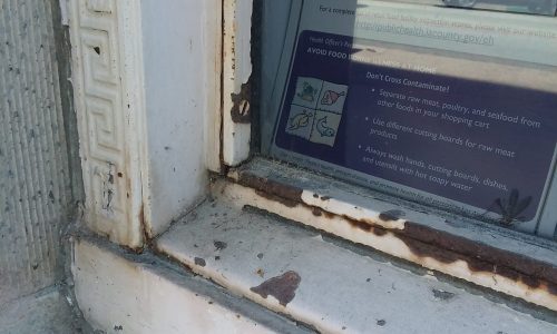 Faded & Worn Window Sills & Trim