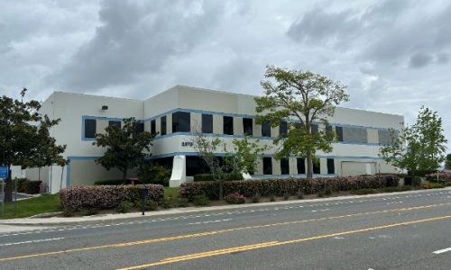 Faded Building Exterior
