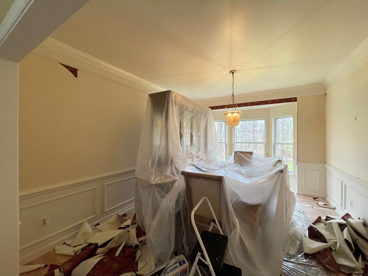 Dining Room Paint Before in Sterling VA