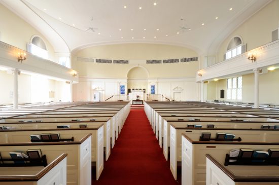 pews inside church