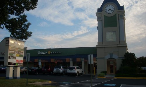 Exterior Painting of Retail Center