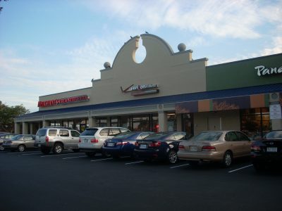 West Springfield Shopping Center - exterior painting