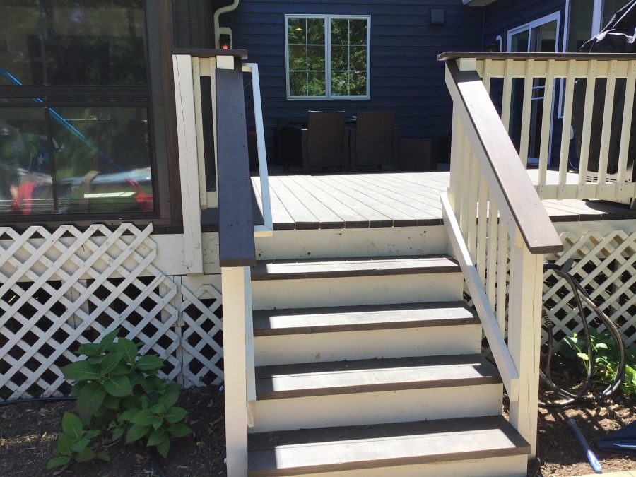 white painted deck Preview Image 7