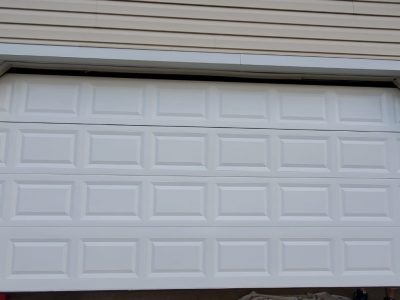 Finished garage door