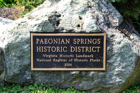 Paeonian springs historic district