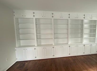 Painted Built-in Shelves