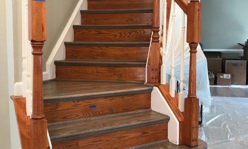 Before Painting of Stairs