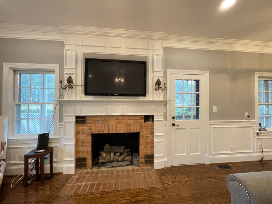 A Gray Interior Painting Project in a Living Room Preview Image 1
