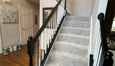 Stairwell with Black Rails