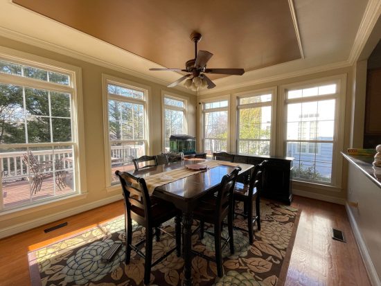 After Photo of Dining Room repainted Beige