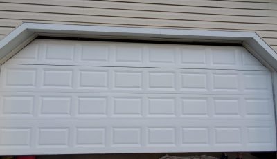 Finished garage door