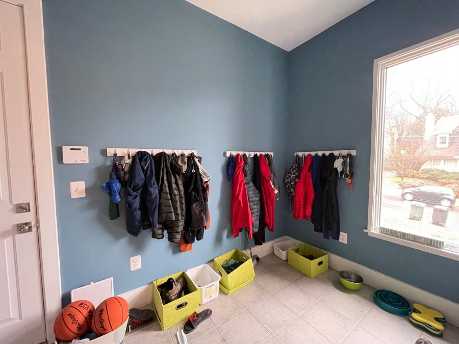 Coat Room Repainted a Sky Blue Color Preview Image 3