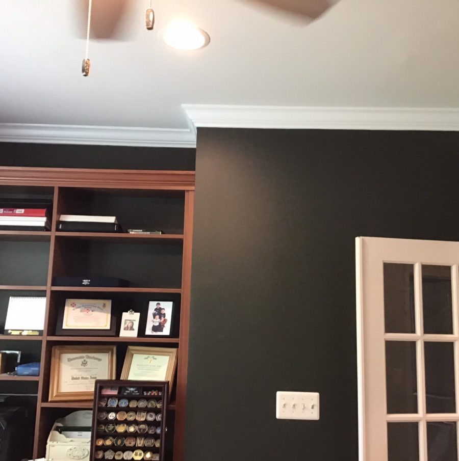 Painted walls around bookshelf Preview Image 3