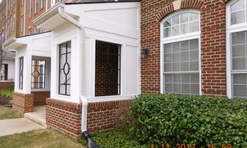 Exterior painting of East Market Condos