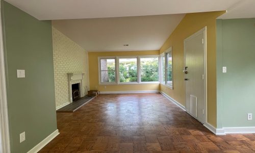 Newly Painted Living Space