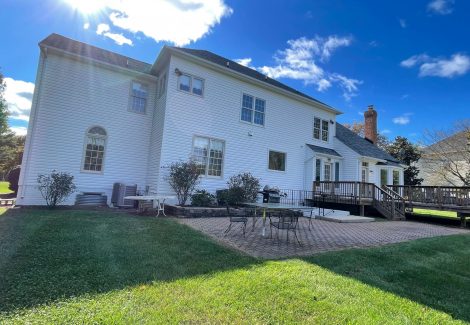 Exterior Paint of the Back of the Leesburg House