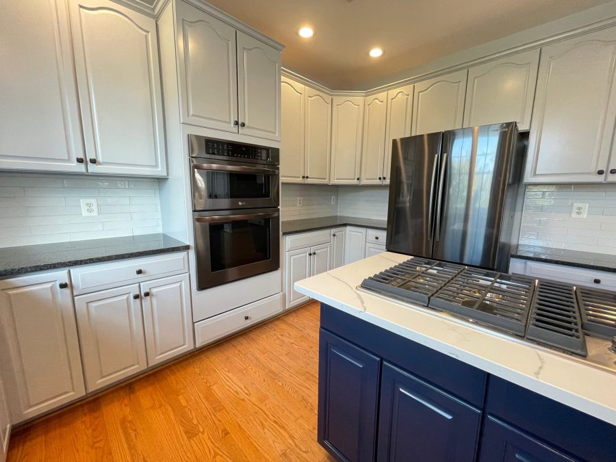 Kitchen Cabinets repainted white Preview Image 2