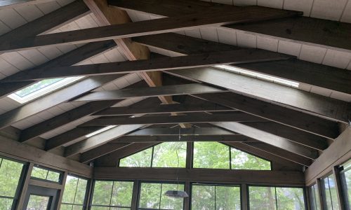 Sun Room Staining Project