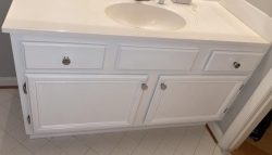 bathroom cabinet painted Sterling VA