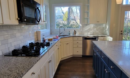 Two Toned Kitchen Cabinets