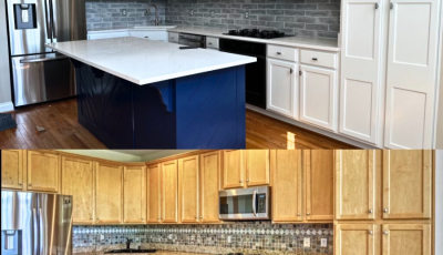 Kitchen Cabinet & Island Project in Leesburg, VA