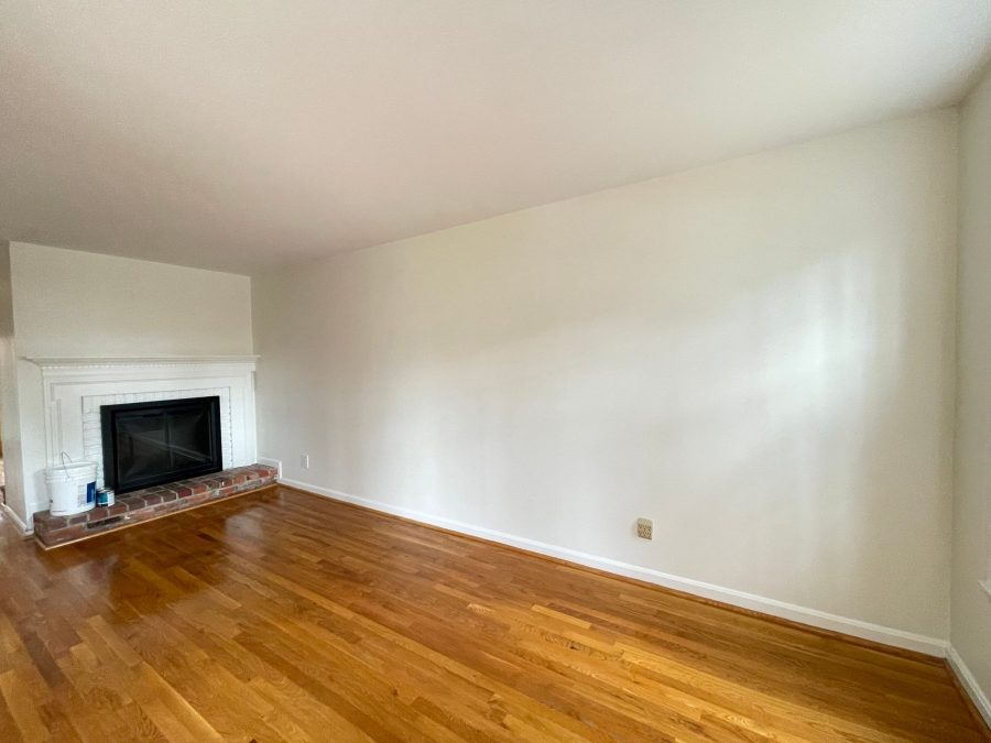 Repainted White Living Room w/ Fireplace Preview Image 2