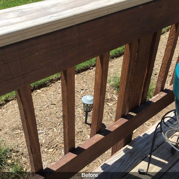 Worn deck railing Preview Image 4