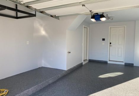 After painting and repairs in garage