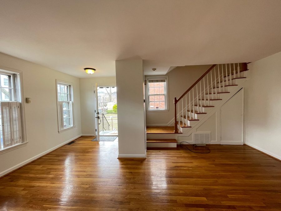 Repainted White Living Room