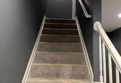 Dark Gray Stairwell