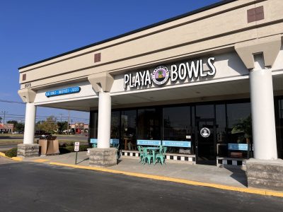 playa bowls exterior after painting