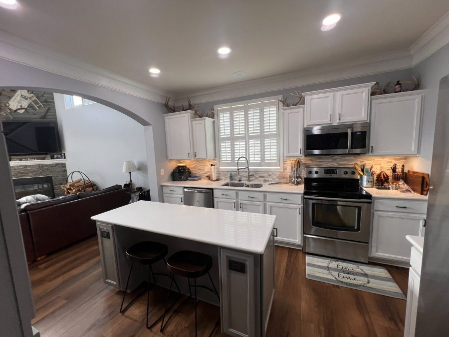 kitchen cabinets after painting Preview Image 1