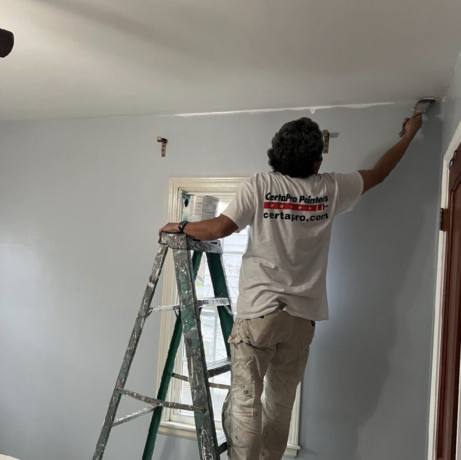 bedroom during painting Preview Image 4