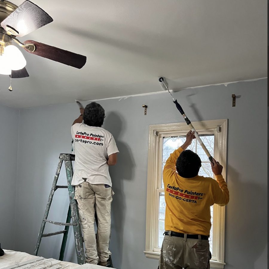 bedroom during painting Preview Image 3