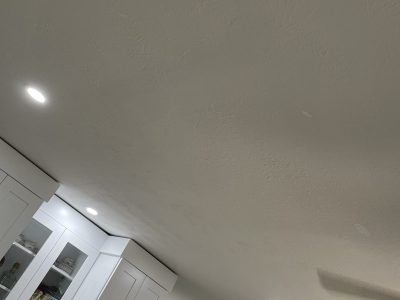 ceiling after drywall repair
